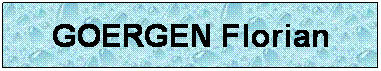 Zone de Texte: GOERGEN Florian
