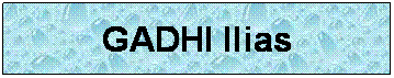 Zone de Texte: GADHI Ilias
